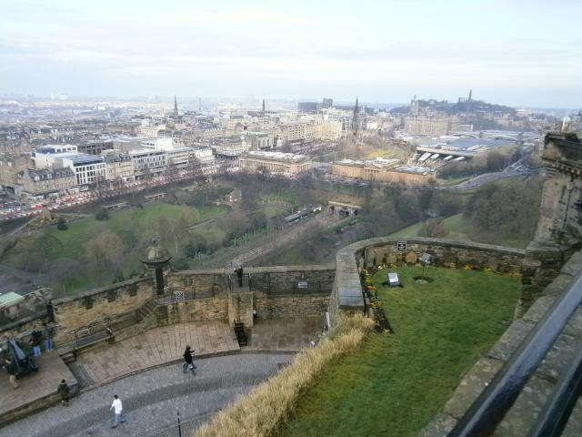 Панорама Эдинбурга. Вид с Эдинбургского замка